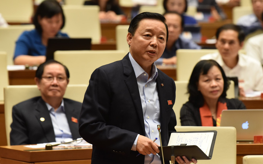 Bộ trưởng Bộ TN-MT Trần Hồng Hà