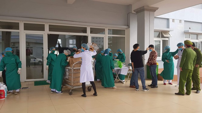 Khu vực cách ly y tế phòng chống dịch COVID-19