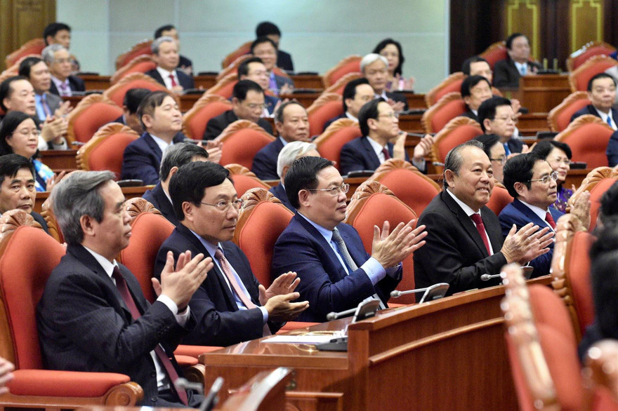 Hội nghị Trung ương 12 - Ảnh: Nhật Bắc