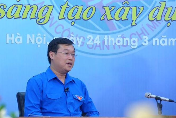 Đồng chí Lê Quốc Phong, Bí thư thứ Nhất Ban Chấp hành Trung ương Đoàn Thanh niên Cộng sản Hồ Chí Minh.