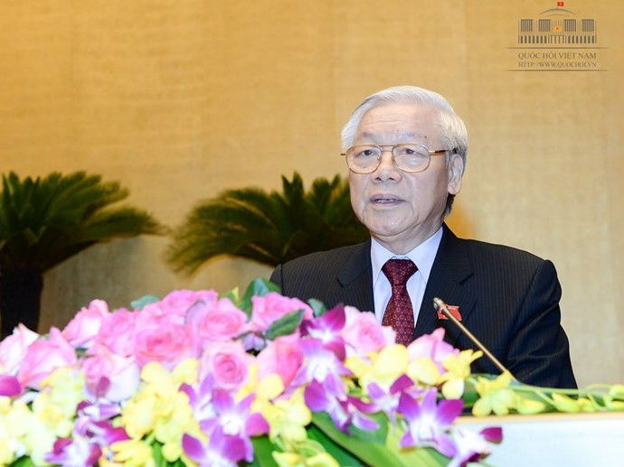 Theo Tổng Bí thư mỗi đại biểu cần kiên quyết đấu tranh chống mọi biểu hiện quan liêu, hách dịch, tham nhũng, lãng phí 