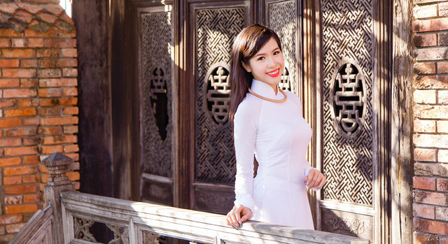 Cô nữ sinh năng động, đáng yêu Lê Phương Uyên.