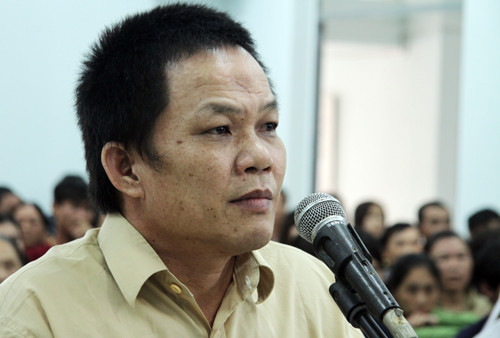 Ông Toàn tại phiên tòa. Ảnh: Xuân Ngọc