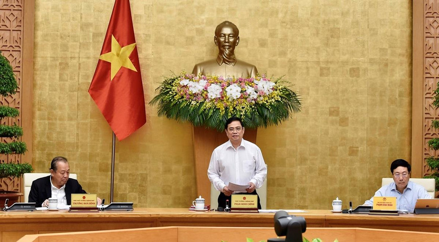 Thủ tướng Phạm Minh Chính chủ trì phiên họp Chính phủ
