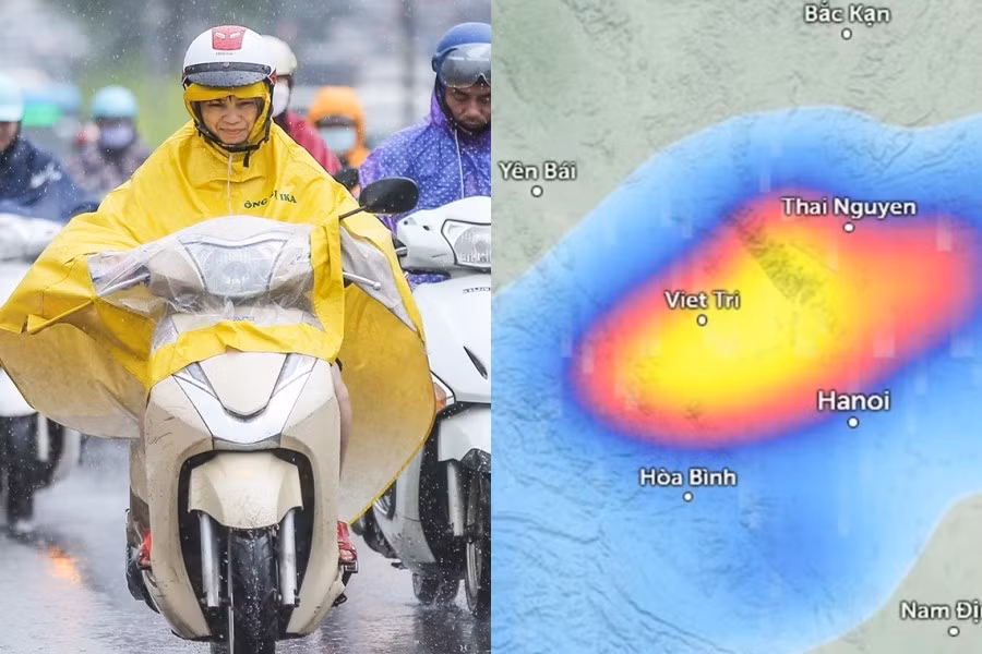 Hà Nội liệu có khả năng mưa to trong đêm 8/5 và sáng 9/5?