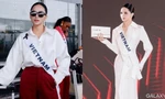 Miss Universe 2025: Hai ngày liền, Hoa hậu Hương Giang diện cùng một phong cách?