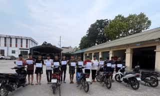 Kịp thời ngăn chặn vụ hỗn chiến trên phố của gần 40 đối tượng