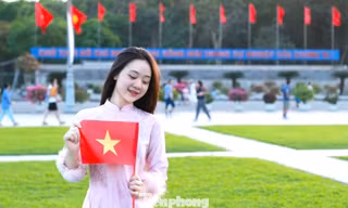 Giới trẻ xứ Nghệ lưu giữ khoảnh khắc ý nghĩa dịp 2/9