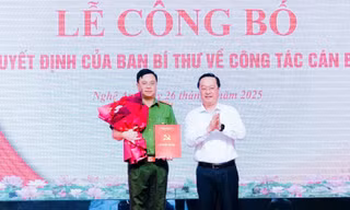 Giám đốc Công an tỉnh Nghệ An nhận thêm nhiệm vụ