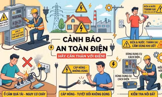 Công ty Điện lực Nghệ An tăng cường cảnh báo nguy cơ tai nạn điện trong mùa hè