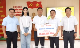Công ty CP Him Lam, Báo Tiền Phong tri ân các thương, bệnh binh ở Nghệ An