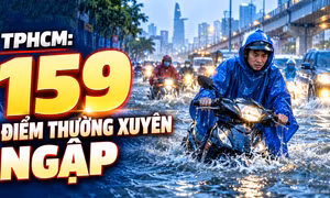 Nhận diện 159 điểm ngập thường xuyên ở TPHCM