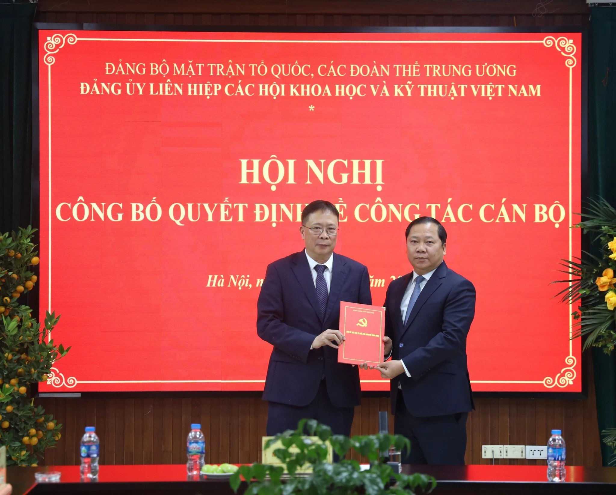 GS.VS Châu Văn Minh Nhận Chức Bí Thư Đảng Ủy Liên Hiệp Hội Khoa Học Kỹ Thuật