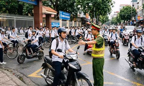 Quy định xử phạt mới từ 15/8: Học sinh THPT khi điều khiển xe máy cần lưu ý