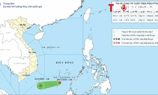 NÓNG 9/12: Biển Đông xuất hiện vùng áp thấp hiếm gặp