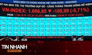 TIN NHANH: Dầu vượt 100 USD/thùng, VN-Index mất hơn 100 điểm, chuyên gia nói gì?