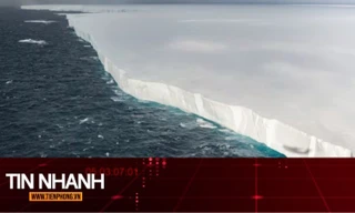 TIN NHANH: Tảng băng trôi lớn nhất thế giới nặng 1.000 tỷ tấn đã vỡ