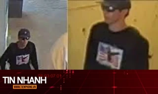 TIN NHANH: Mỹ công bố video về nghi phạm ám sát đồng minh thân cận của ông Trump