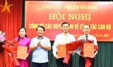 Công bố các quyết định của Tỉnh ủy Tuyên Quang về công tác cán bộ