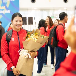 Các VĐV Việt Nam mang theo niềm tin và khát vọng chinh phục SEA Games 33