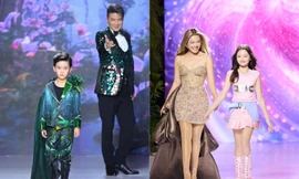 Dàn hot kid nhà ca sĩ Đàm Vĩnh Hưng, Phương Vy trình diễn thời trang