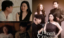 Quốc Trường "ôm kịch bản", Thuận Nguyễn khó thoát vai khi quay Chị Ngã Em Nâng