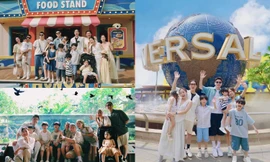 "Khối nghỉ hè" Bún Đậu, Xoài Fam, Cam Cam "quậy banh nóc" đảo quốc Sư tử 