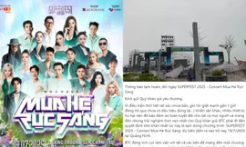 Concert có 21 Anh tài - Chị đẹp thông báo tạm hoãn trước giờ G vì mưa to gió lớn