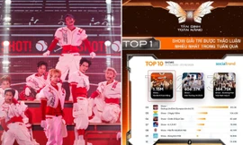 Tân Binh Toàn Năng vượt nhiều show giải trí cùng thời điểm, đạt Top 1 thảo luận