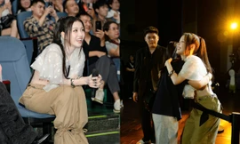 Han Sara bật khóc trong tiệc mừng sinh nhật, thử thách dance battle cùng fan