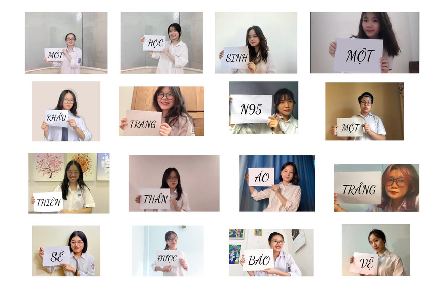 Dự án quyên góp khẩu trang để tặng tuyến đầu chống dịch