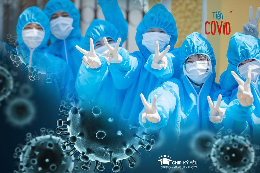 Bộ ảnh kỷ yếu "độc lạ" nhằm tôn vinh các y, bác sĩ tuyến đầu chống dịch