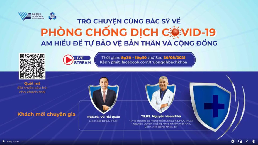 Trang bị kiến thức phòng dịch cho sinh viên