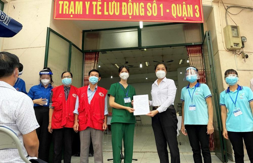 TP. HCM: Triển khai các trạm y tế lưu động hỗ trợ F0
