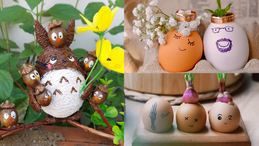 Những bạn trẻ “tái sinh” cho vỏ trứng 