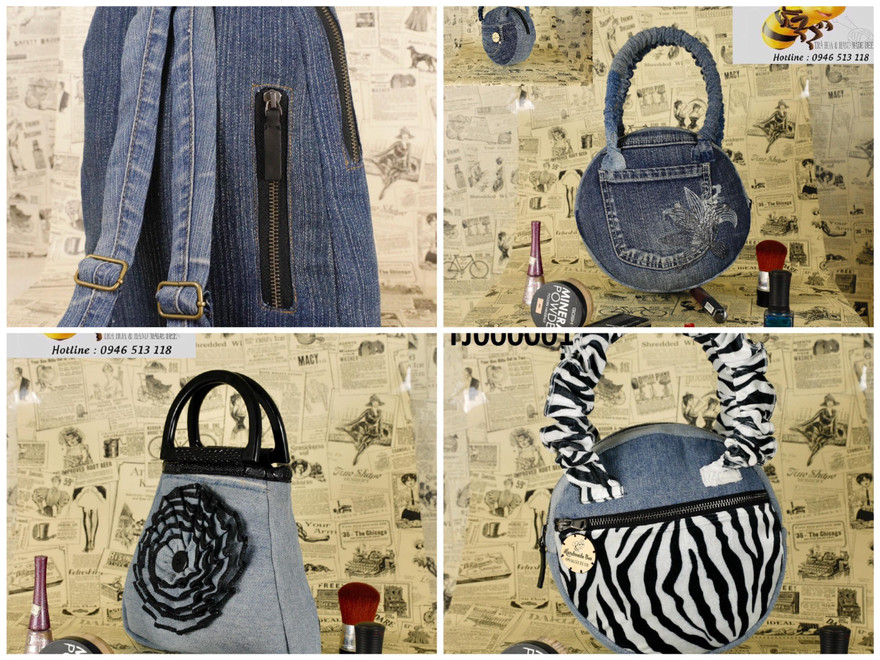 “Tái sinh” đồ jeans cũ thành những sản phẩm độc đáo