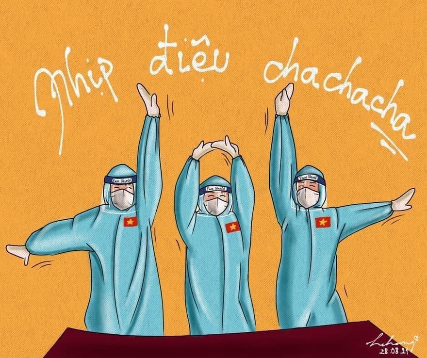 Ba chàng trai trẻ lan tỏa năng lượng tích cực đến mọi người bằng điệu nhảy độc đáo