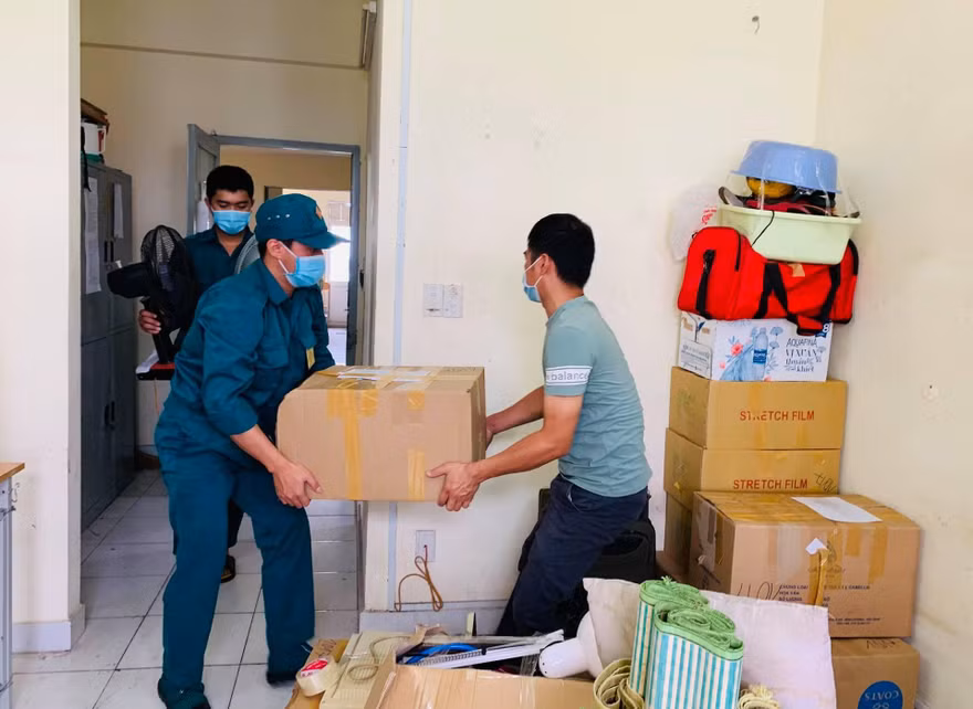 KTX ĐHQG TP.HCM hoàn tất dọn dẹp Khu B để làm khu cách ly