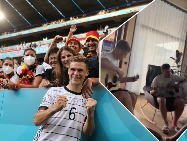 Video 3 tuyển thủ Đức “gom view” vì chơi guitar đồng ca “What’s up” 