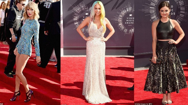 Dàn sao đọ sắc trên thảm đỏ MTV 2014