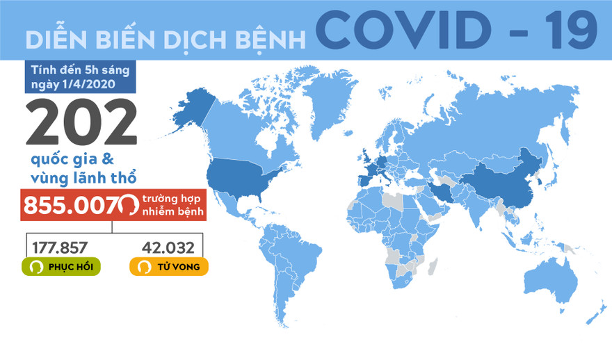 Mỹ vượt Trung Quốc về số người chết do virus SARS - Cov - 2