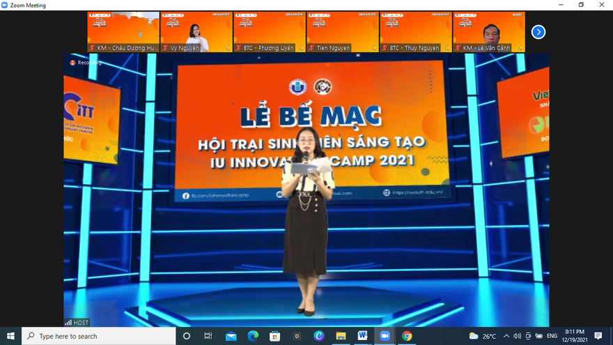 Hội trại sinh viên sáng tạo 'IU Innovation Camp 2021'