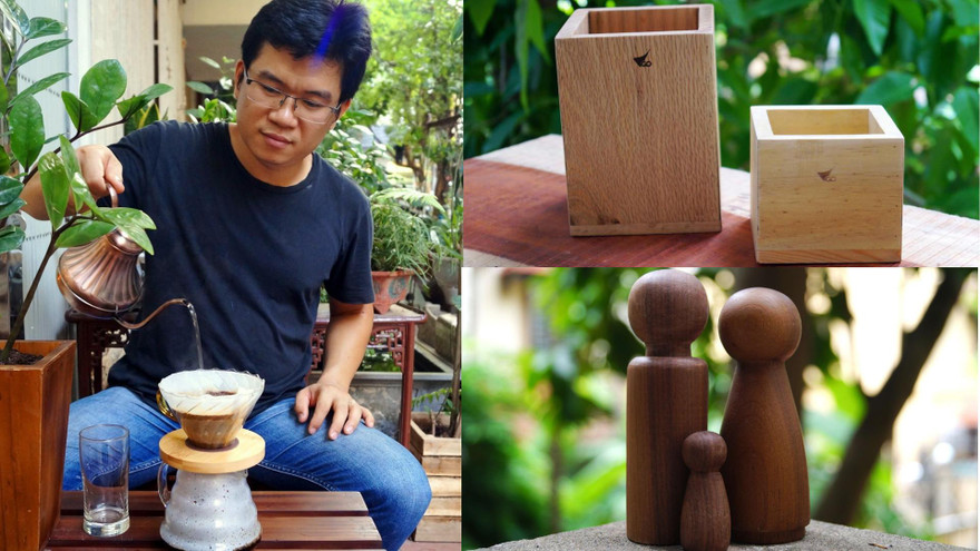 Biến gỗ thừa thành vật dụng thân thiện với môi trường