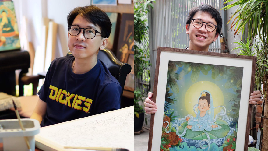 Chàng họa sĩ và khát vọng “tô hạnh phúc, vẽ bình yên”