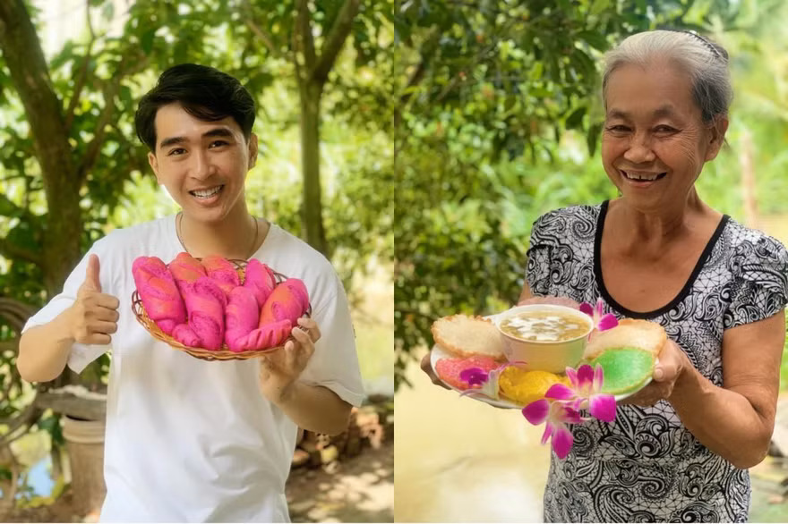 Hot TikTok triệu view và những clip hướng dẫn làm bánh dân gian Nam Bộ