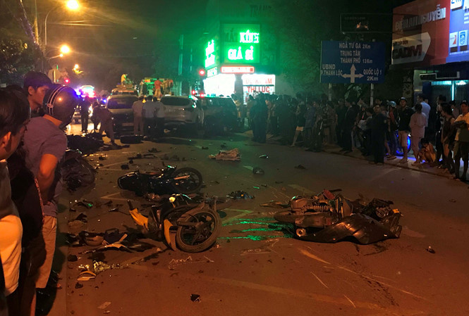 Hiện trường vụ tai nạn