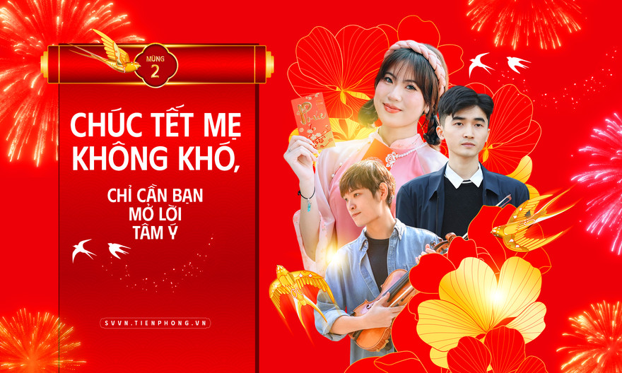 Chúc Tết Mẹ không khó, chỉ cần bạn mở lời tâm ý