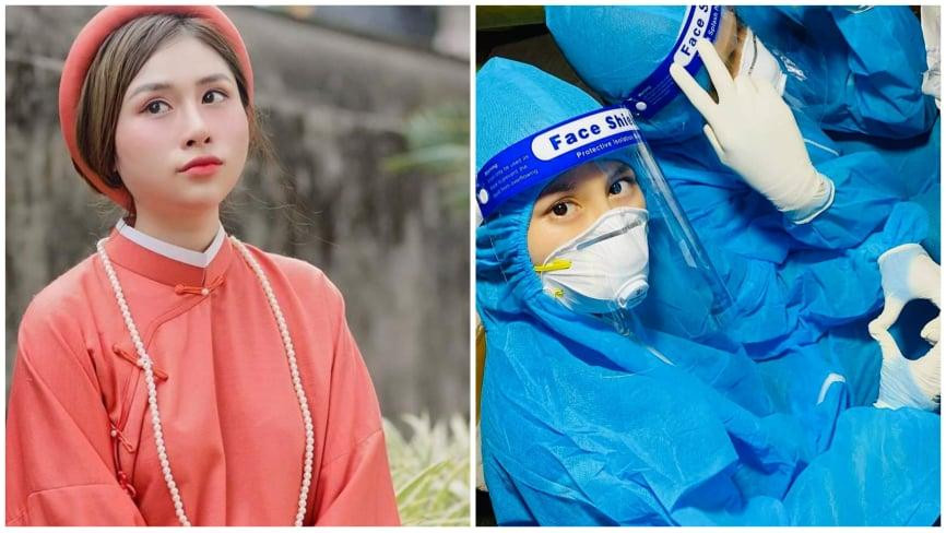 Nữ sinh tình nguyện tham gia tuyến đầu chống dịch từng làm việc với sếp là quân nhân Mỹ