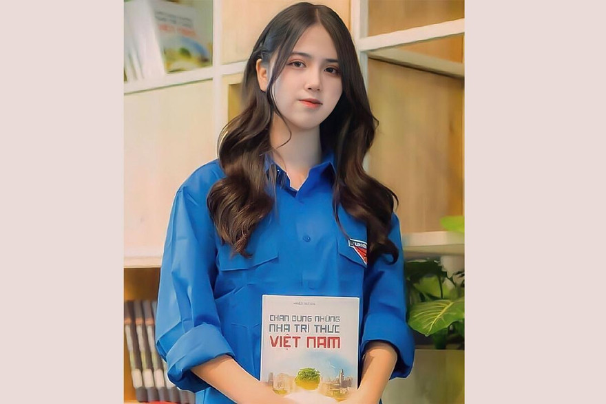 Nữ sinh là MC trường Đại học Công nghệ Đông Á gây ‘sốt’ với vẻ ngoài ‘lai Tây’