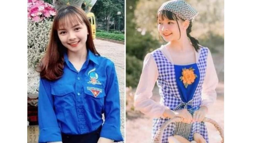 Ngẩn ngơ trước vẻ ngây thơ của nữ sinh 19 tuổi trong màu áo Đoàn